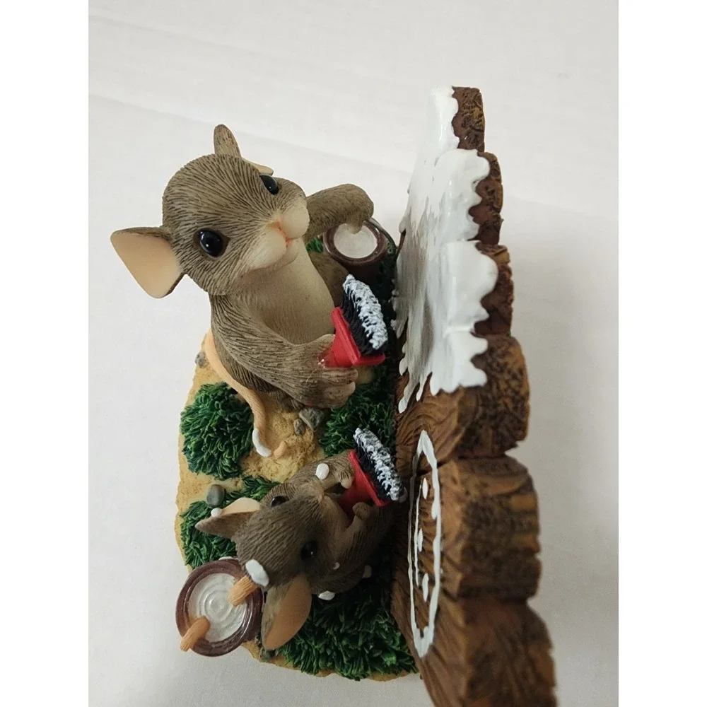 Vintage Charming Tails Daddy's Little Helper 89/376 Mouse Figurine Fitz & Floyd